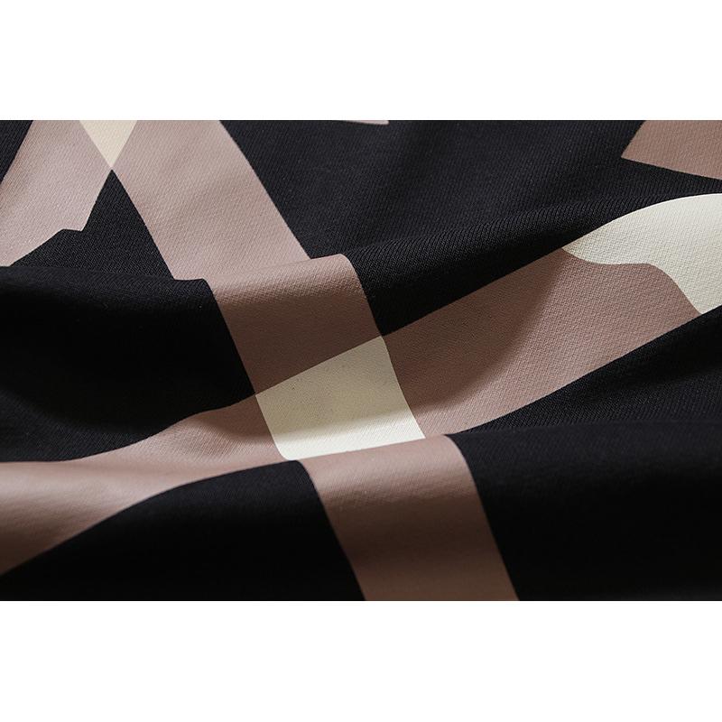 Off-White 2026 Autumn and Winter New OW Tape Arrow Pattern Printed Men's and Women's Round Neck Hoodie