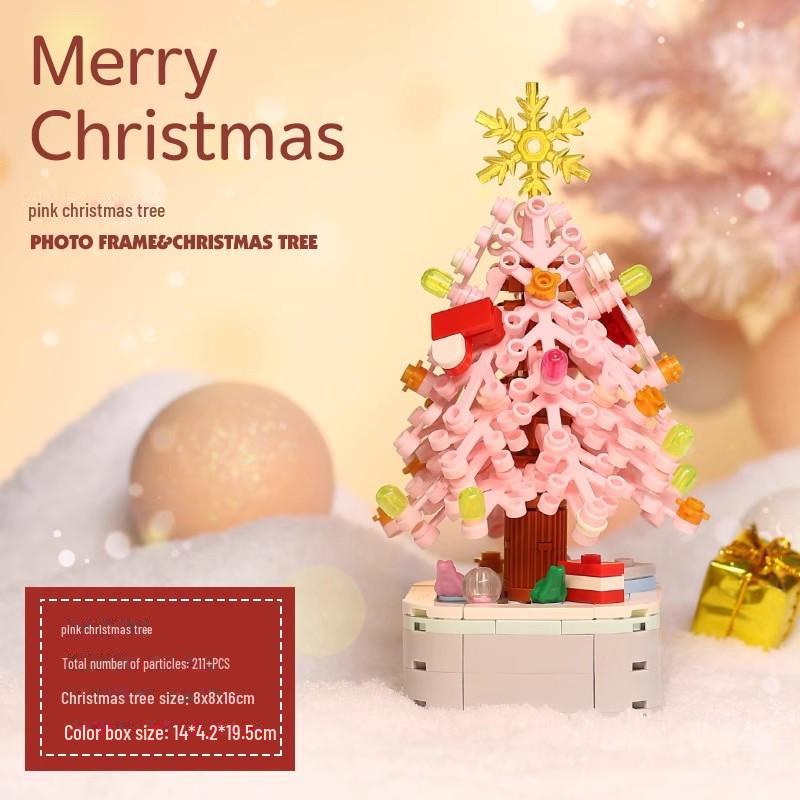 Christmas-Themed Building Blocks: Compatible with Lego, Features Santa & Reindeer