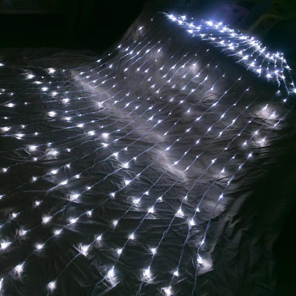Waterproof LED Waterfall Flowing Fairy Lights - Outdoor Decorative Chasing String Curtain Lights.