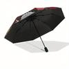 Chinese Dragon Circular Art Print - Traditional Design Wall DecorUmbrella, Portable 3-Fold Compact Umbrella,Christmas Gift ES374
