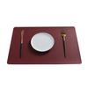 Set di 4 Tovagliette Resistenti Impermeabili Vinile Intrecciato Facili da Pulire Resistenti al Calore PVC Per Tavola Cucina Decorazioni Matrimonio