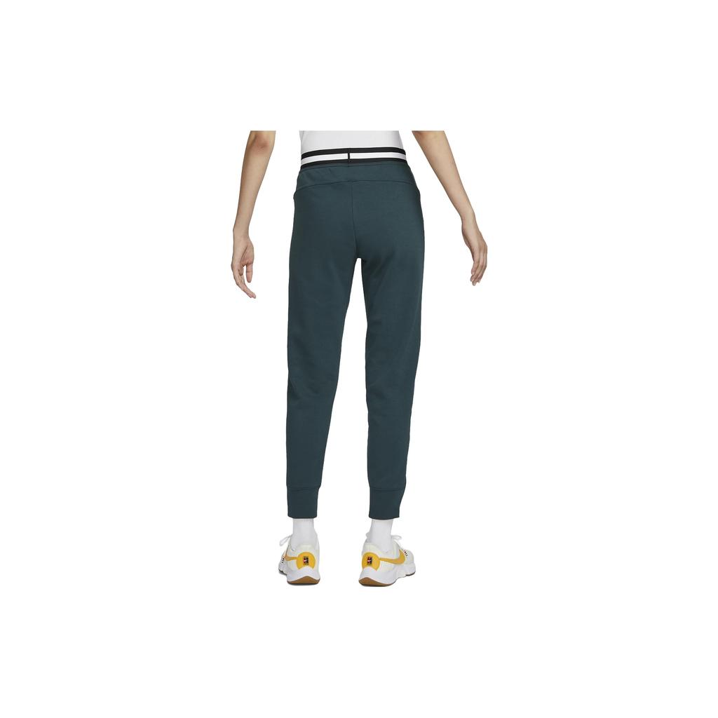 New Nike Knitted Sweatpants Women's Dark Green FB4158-328