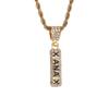 European and American Personality Exaggerated Hip Hop Necklace Mens Trendy Mens Necklace Full of Diamonds Punk Mens Hip Hop Necklace