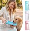 Foldable Dog Water Bottle Leakproof Dog Water Dispenser Cats Water Feeder Bowls Outdoor Travel