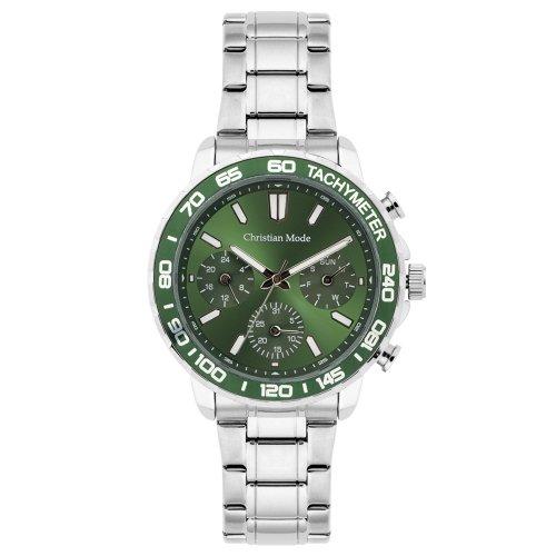 [CHRISTIAN MODE] CHRISTIAN MODE Men s Multifunction Metal Watch CM424GNS CM424GNS