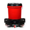 5 Gallon Professional Detailing Bucket Dollies Wash Bucket Dollies Detailing Wash Bucket 360 Degree Rotating Wheel Caste