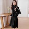 Women's Elegant Short Blazer and Skirt Two-Piece Set