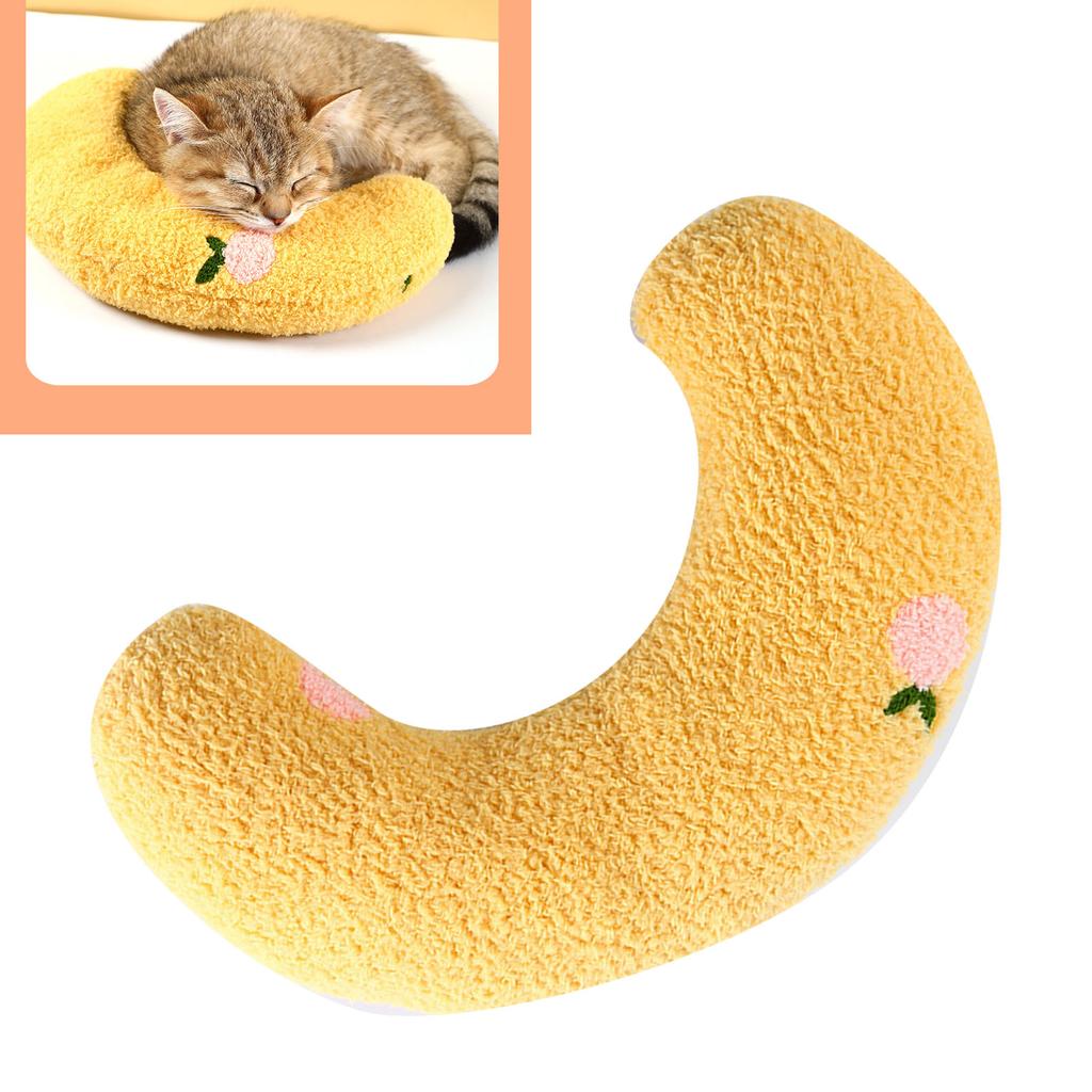 Pet Pillow U Shaped Defend Spine Soft Comfortable Pet Neck Pillow for Sleeping Improve Joint Relief