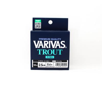 Varivas Νάιλον Γραμμή Πέστροφας Standard Φυσικό 100μ 2.5lb (5545)