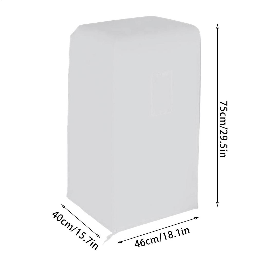 AC Unit Cover Mobile AC Dustproof Cover 15.75x18.11x29.53 InchWaterproof Protector For Condenser Compressor Indoor Home Winter