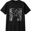 Charcoal Black Cat In Nature Mens Womens T-Shirt Graphic Unisex Novelty Gift Tee