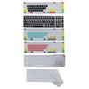Stofdicht Waterdicht Transparant Siliconen Toetsenbordhoes Huidbeschermers voor Logitech K580/K585/K470/MK470 Draadloos Toetsenbord Accessoires