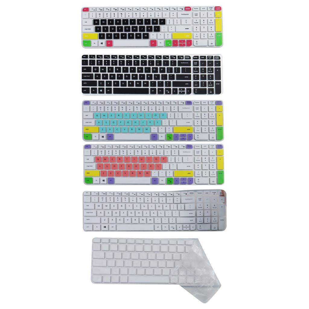 Stofdicht Waterdicht Transparant Siliconen Toetsenbordhoes Huidbeschermers voor Logitech K580/K585/K470/MK470 Draadloos Toetsenbord Accessoires