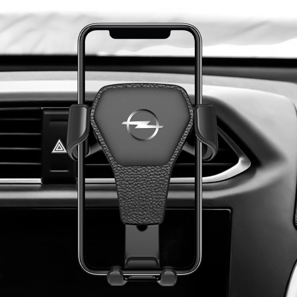 AdjustableCar Logo Mobile Phone Stand Bracket Holder Air Vent Clip Accessories For Opel Zafira B Corsa D Insignia Car Valve Cap IF4