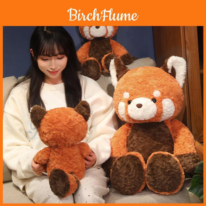 Adorable Plush Raccoon Doll Soft Stuffed Animal 50cm And 80cm For Kids Cuddly Companion