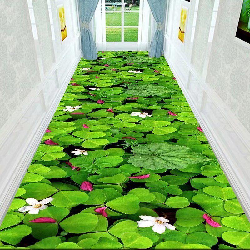 3D Long Corridor Carpets Anti-Skid Floor Mat for Hallway Living Room Home Decoration Hotel Lobby Rug