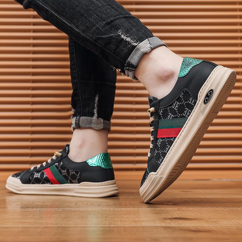 Old Beijing Cloth Shoes Men's Breathable Fashion Trend Men's Shoes Autumn New Versatile European Trendy Shoes