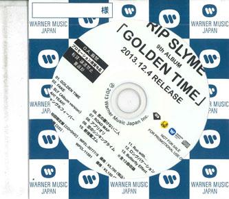 

CD RIP SLYME - Golden Time LCD714 WARNER Japan Japanese Pop/Rock Used