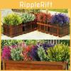 Lifelike Artificial Flowers Plastic Fake Outdoor Garden Plant Uv Resistant Home Decor For Year-round Charm