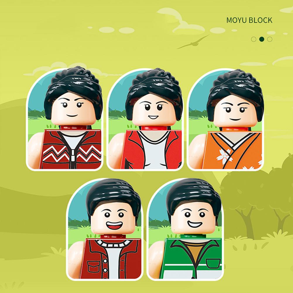 Diy miniaturní diamantové malé částice složené stavební bloky Forest Tree House Téma Puzzle Modely