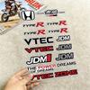 FOR MUGEN TYPE R VTEC Waterproof Reflective Motorbike Stickers Easy Peel Removable Decals for Motorcycle Car