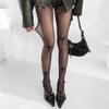 Women Summer Jacquard Spider Pattern Sexy Mesh Hollow Out Tights Halloween Y2K Subculture Socks Gothic Punk Fishnets Pantyhose