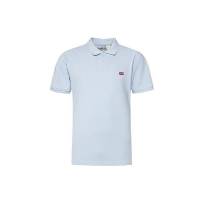 Levis Solid Color Simple Comfortable Short Sleeve Polo Shirt Men Tops Blue 35883-0162