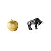 Modern Resin Bull Figurine Sculpture for Tabletop Bookshelf Dining Room Bedroom Office Entryway Desk