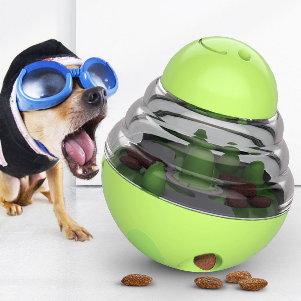 Pet Products Dog Toy Factory Automatic Slow Leak Eco-Friendly Classic Fashion Cartoon Plastic Feeder Puzzle Interactive Toys