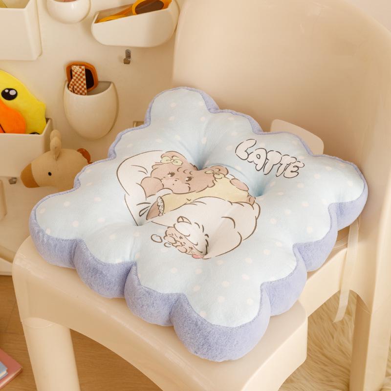 Thickened Soft Seat Cushion for Autumn/Winter - Ideal for Students, Classroom Chairs, Office Stools, or Floor Use