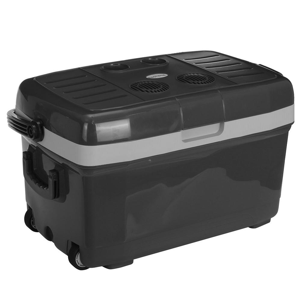 220V 12V 45L Car Fridge Portable Refrigerator 45L Mini Fridge Auto Fridge Freezer RV Van Truck Travel Cooler Heater Home Use