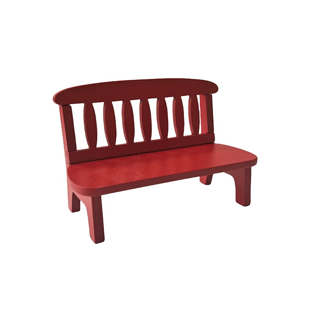 Realistic Miniature Park Chair For Doll House Garden Decoration Model Furniture For Collector And Model Enthusiasts