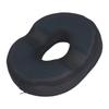 Donut Gel Cushion Pad Ease Discomfort Ergonomic Prostate Surgery Recovery Cushion for Tailbone Black 2U