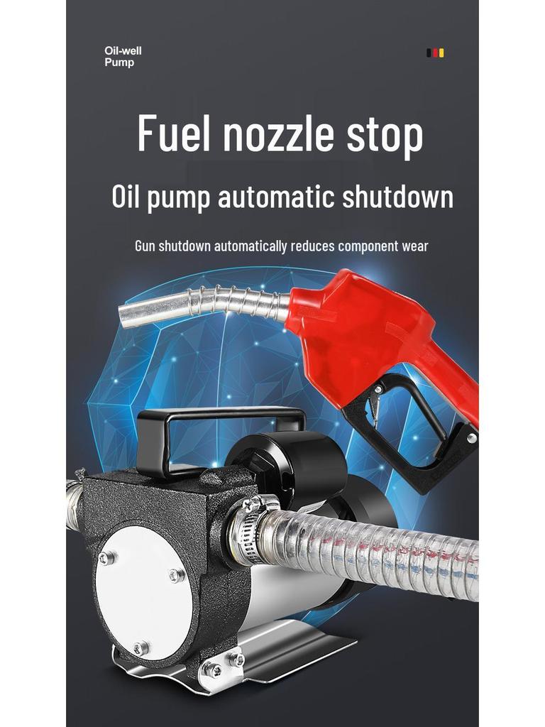 Electric Oil Pump 12v/24v Universal, 220v Diesel Pump, Self-Priming Refueling System
