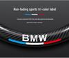 Carbon Fiber Suede Steering Wheel Cover for BMW 3, 4, 5, 7 Series & X1-X7 Models