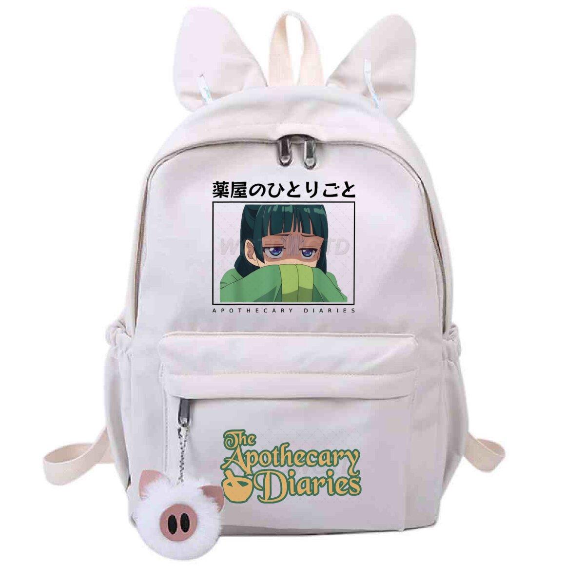 

Riman печать по периферии кошка кошка милый мультяшный рюкзак кроличьи ушки новый ученик начальной и средней школы повседневный школьный портфель No specification