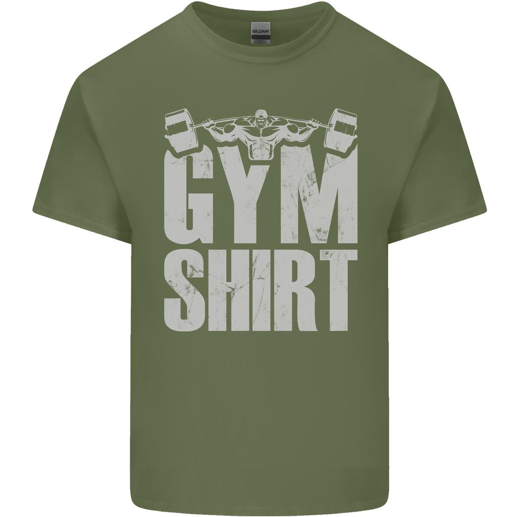 Gym Training Top Bodybuilding Weightlifting Unisexs Light Cotton TShirt