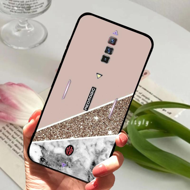 For ZTE Nubia Red Magic 6 Case Shockproof Soft TPU Silicone Phone Cover For ZTE Nubia Red Magic 6S Pro Capa Cartoon RedMagic 6