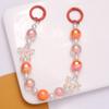 Creative Colorful Beaded Phone Chains Earphone Bag Pendant Ornaments Jewelry Toy
