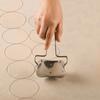 Stainless Steel Stainless Steel Dough Press Practical Dough Cutter Dough Circle Roller  Home
