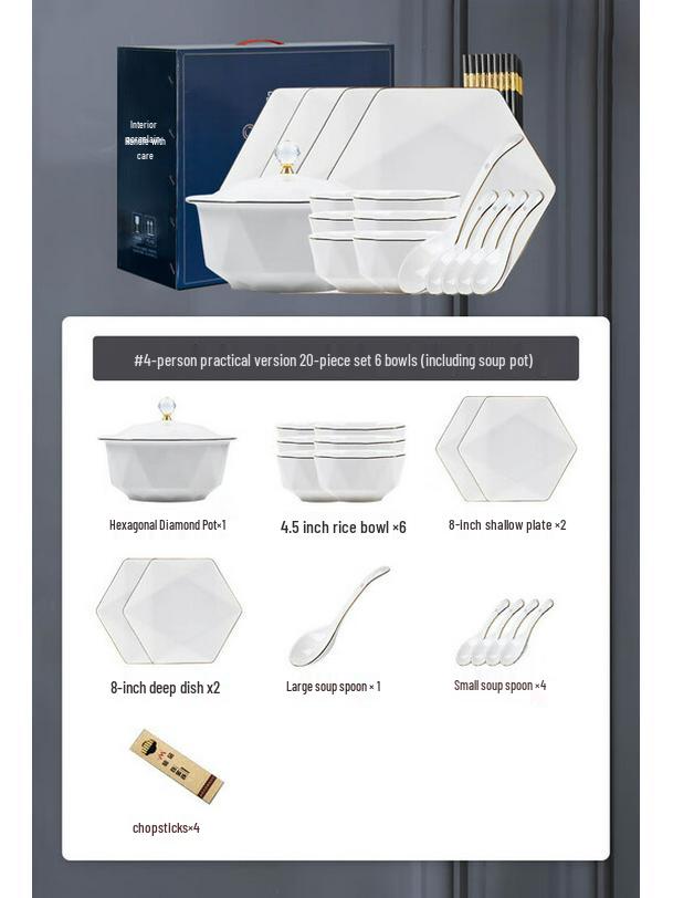 Mode Lanka Crystal Dinnerware Set
