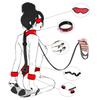 Behind-Back Collar & Bondage Harness Set – Master-Grade Restraints with Handcuffs & Nipple Clamps for Couples' Erotic Games