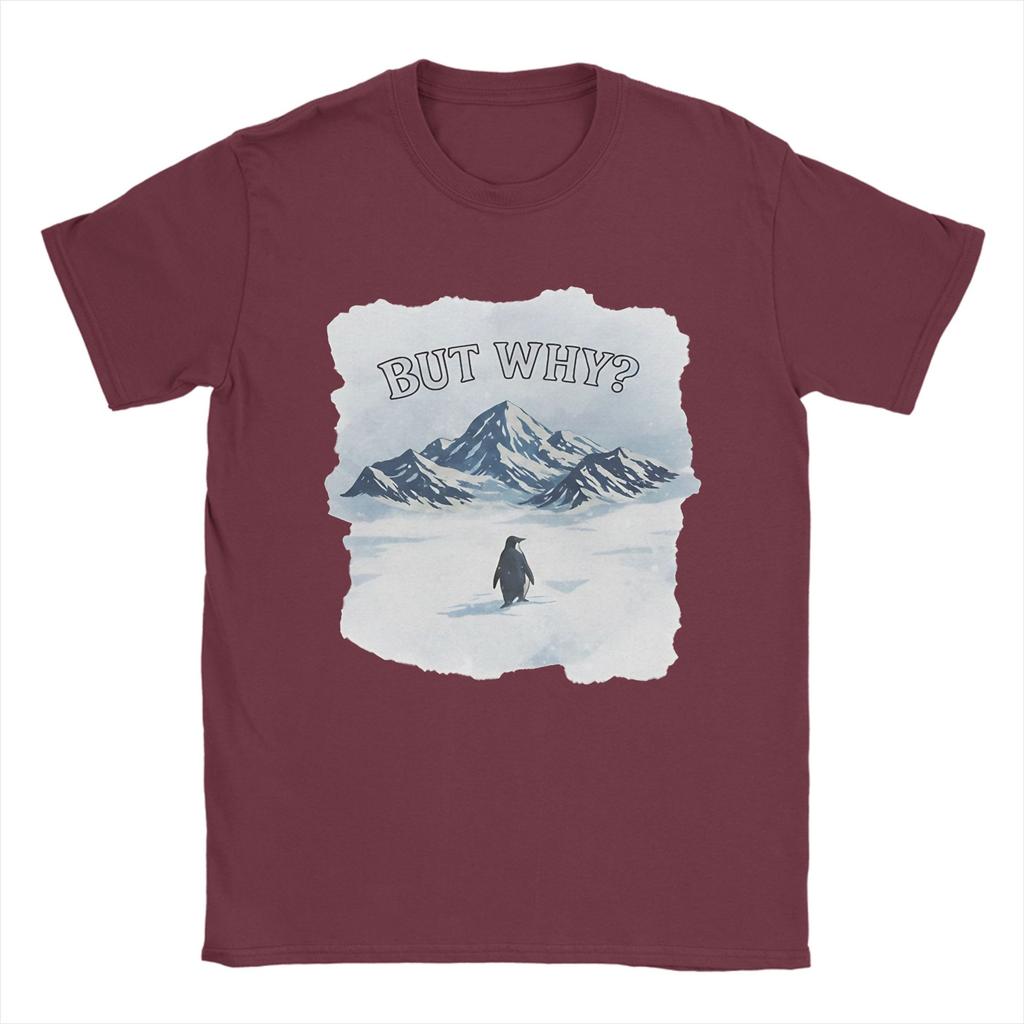 Oversized T Shirt Summer Funny Nihilist Penguin But Why   Hip Hop TShirts  Pure Cotton Tshirt for Unisex Y2K Retro Print Top Tees