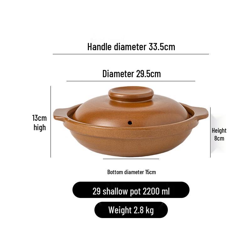 

ZISIZ Ceramic Stew Pot with Lid