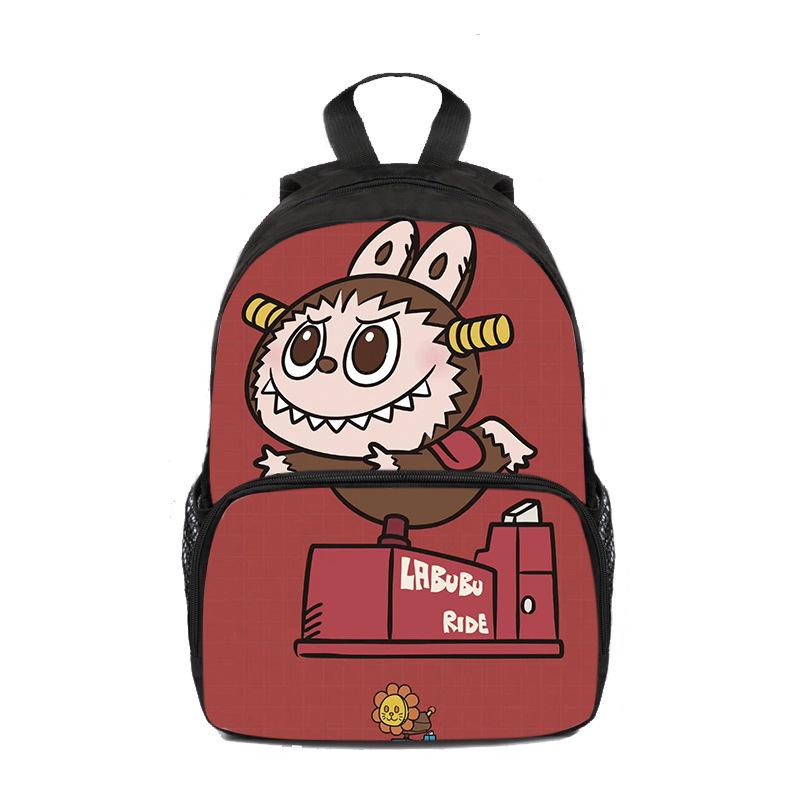 School Bag Elementary School Students Front Bag Cartoon Large Capacity Backpack Boys Fashion Backpack  5414