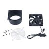 Three Speed USB Ventilation Fan, Compact Inline Exhaust Airflows for Bathroom Kitchen 3D Printer Enclosures and Greenhouse
