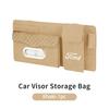 Car Accessories Sunvisor Tissue Box Paper Towel Storage Holder For Ford Fiesta Ranger Mondeo Escape Ecosport Fusion Explorer