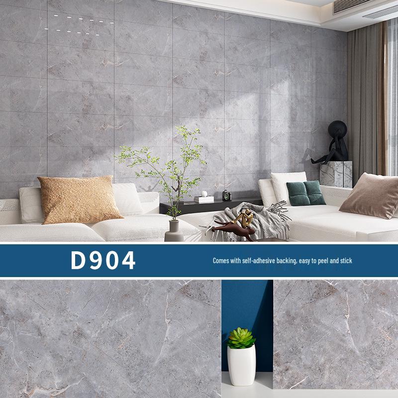 Wasserdichte Badezimmerwandpaneele – Fliesenimitat-Aufkleber & Marmor-Holzmaserungsdekor
