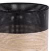 Single Hanging Lamp Classic Oak Veneer Lampshade 20Cm