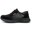 Summer Men's Breathable Work Shoes  Safety Shoes Lightweight Protective Sneakers Safety Steel Toe Shoes Men Puncture-Proof Boots